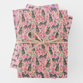 オーストラリアの牛の犬の青いヒーラー ラッピングペーパーシート (インサイチュ)