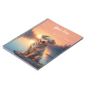 オーストラリアの牛の犬バイレイク ノートブック (左側)