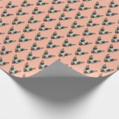 オーストラリアの牛の犬用眼鏡を包む紙 ラッピングペーパー (角)