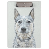 オーストラリアの牛の犬 – かわいいオリジナルドッグアート クリップボード (正面)