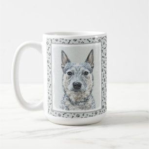 オーストラリアの牛の犬 – かわいいオリジナルドッグアート コーヒーマグカップ