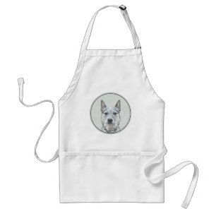 オーストラリアの牛の犬 – かわいいオリジナルドッグアート スタンダードエプロン