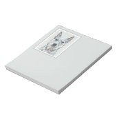 オーストラリアの牛の犬 – かわいいオリジナルドッグアート ノートパッド (回転)