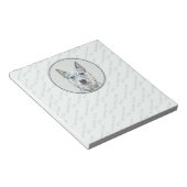 オーストラリアの牛の犬 – かわいいオリジナルドッグアート ノートパッド (アングル)