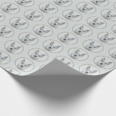 オーストラリアの牛の犬 – かわいいオリジナルドッグアート ラッピングペーパー (角)