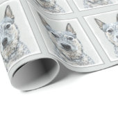 オーストラリアの牛の犬 – かわいいオリジナルドッグアート ラッピングペーパー (ロールコーナー)