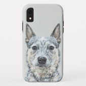 オーストラリアの牛の犬 – かわいいオリジナルドッグアート Case-Mate iPhoneケース (裏面)