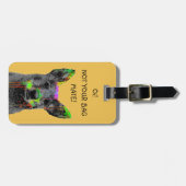 オーストラリアの牛の犬 – バッグラベル ラゲッジタグ (正面横)