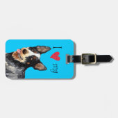 『オーストラリアの牛の犬』 ラゲッジタグ (正面横)