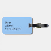 『オーストラリアの牛の犬』 ラゲッジタグ (裏面横)