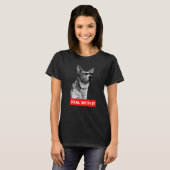 オーストラリアの牛の飼い犬ヘラーと取引する Tシャツ (正面フル)