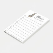 オーストラリアの牛パーソナライズされた用犬リスト ポストイット (アングル)