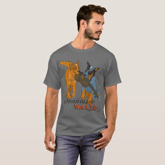 オーストラリアの牛犬のテネシー州のワルツのTシャツ Tシャツ (正面フル)