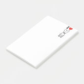 オーストラリアの牛犬の漫画 ポストイット (アングル)