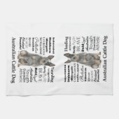 オーストラリアの牛犬の特性の台所タオル キッチンタオル (横)