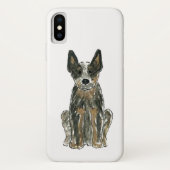オーストラリアの牛犬の青いHeelerの電話箱 Case-Mate iPhoneケース (裏面)