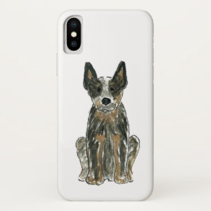 オーストラリアの牛犬の青いHeelerの電話箱 iPhone X ケース
