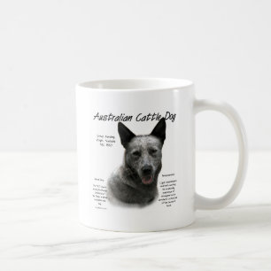 オーストラリアの牛犬の(青い)歴史のデザイン コーヒーマグカップ