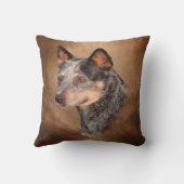 オーストラリアの牛犬 クッション (裏面)