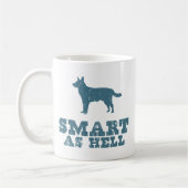 オーストラリアの牛犬 コーヒーマグカップ (左)