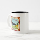 オーストラリアの牛犬 ツートーンマグカップ (正面左)