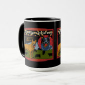 オーストラリアの牛犬-牧場主で親友 マグカップ (正面左)