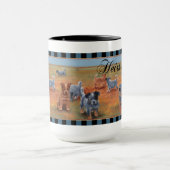 オーストラリアの牛犬- Ayersの相続人 マグカップ (中央)