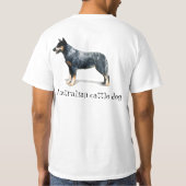 オーストラリアの牛犬 Tシャツ (裏面)