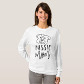 オーストラリアの牧羊犬のオーストラリアの母親 Tシャツ (正面フル)