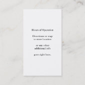 オーストラリアの犬の飼育者のオーストラリア人の羊飼い 名刺 (裏面)