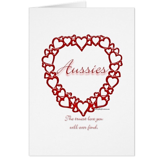 オーストラリアの真の愛 (正面)