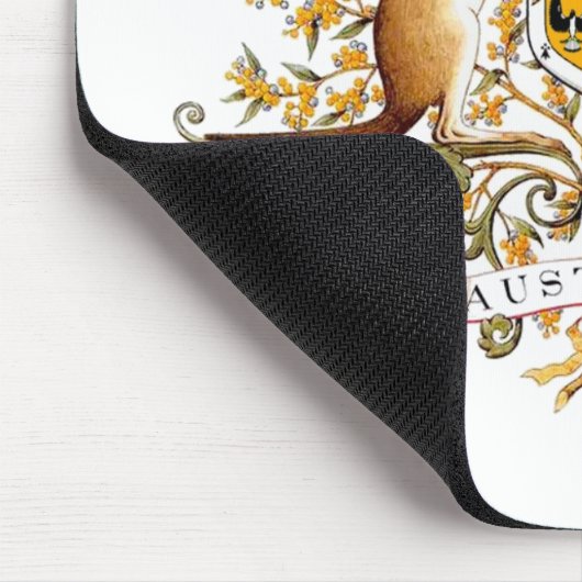 オーストラリアの紋章付き外衣は項目を設計しました マウスパッド (コーナー)