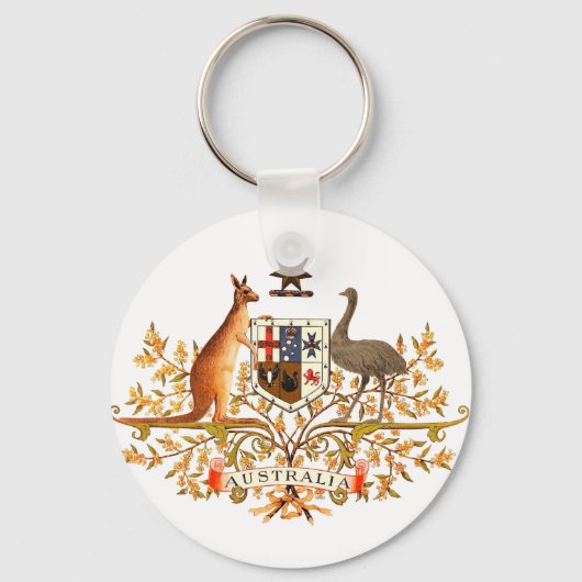 オーストラリアの紋章 キーホルダー (正面)