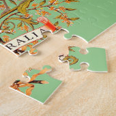 オーストラリアの紋章 ジグソーパズル (側面)