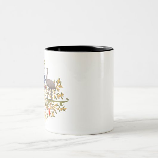 オーストラリアの紋章 ツートーンマグカップ (中央)