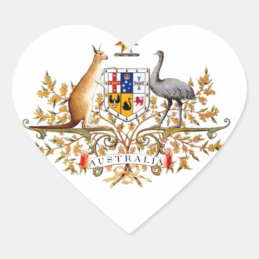 オーストラリアの紋章 ハートシール (正面)
