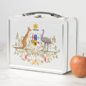 オーストラリアの紋章 メタルランチボックス (インサイチュ)