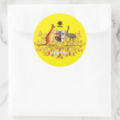 オーストラリアの紋章 ラウンドシール (バッグ)