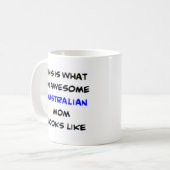 オーストラリアの素晴らし母 コーヒーマグカップ (正面左)