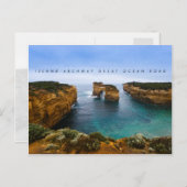 オーストラリアの素晴らし海道路の島アーチ ポストカード (正面/裏面)