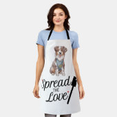 オーストラリアの羊飼いが愛情を広めた エプロン (着用した状態)