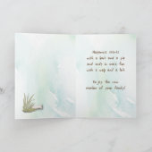 オーストラリアの羊飼いが新犬を祝う カード (内部)