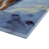 オーストラリアの羊飼いが雪のクリスマスを過ごす カッティングボード (角)