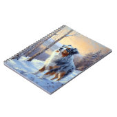 オーストラリアの羊飼いが雪のクリスマスを過ごす ノートブック (左側)