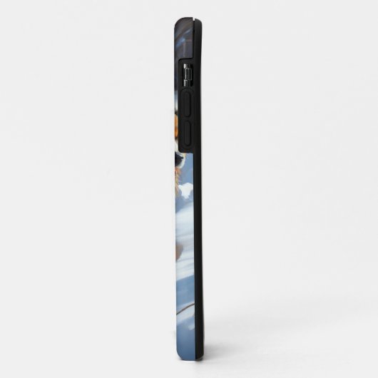 オーストラリアの羊飼いが雪のクリスマスを過ごす Case-Mate iPhoneケース (裏面/左)