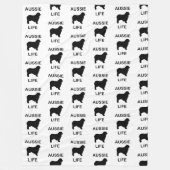 オーストラリアの羊飼いのオーストラリア人の生活 フリースブランケット (正面)