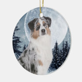 オーストラリアの羊飼いのオーナメント セラミックオーナメント (左)