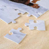 オーストラリアの羊飼いのカップル犬 ジグソーパズル (側面)