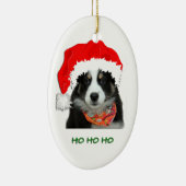 オーストラリアの羊飼いのクリスマスのオーナメント セラミックオーナメント (右)