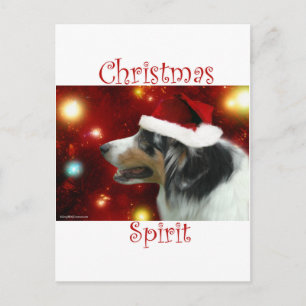 オーストラリアの羊飼いのクリスマスの精神 シーズンポストカード